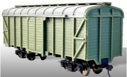 On30 WP&Y (USA 1940s) single sheath round roof box car